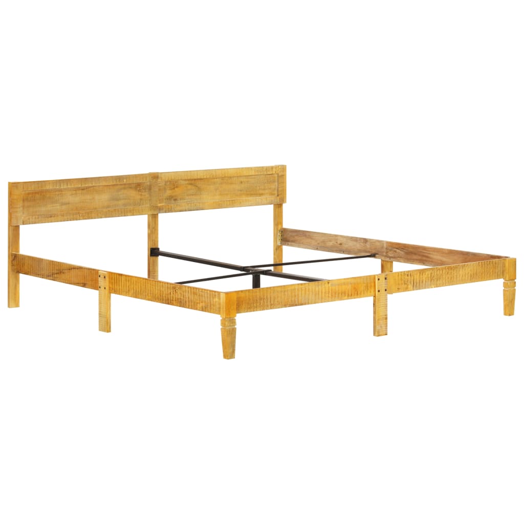 Estructura de cama sin colchón madera maciza de mango 200 cm