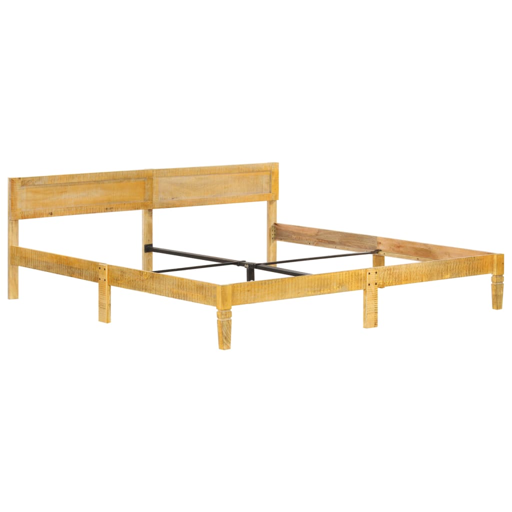 Estructura de cama sin colchón madera maciza de mango 200 cm