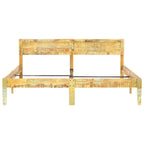 Estructura cama sin colchón madera maciza reciclada 180x200 cm