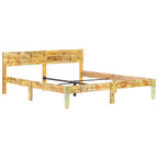 Estructura cama sin colchón madera maciza reciclada 180x200 cm