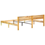 Estructura cama sin colchón madera maciza reciclada 200x200 cm