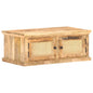 Mesa de centro madeira maciça de mangueira cana natural 90x50x35 cm