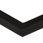 Mesa auxiliar forma de U madera maciza de acacia 45x30x61 cm