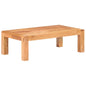 Mesa de centro em madeira de acácia maciça 110x60x35 cm
