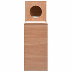Bloque de casas para gatos con alfombra rascadora sisal 100 cm