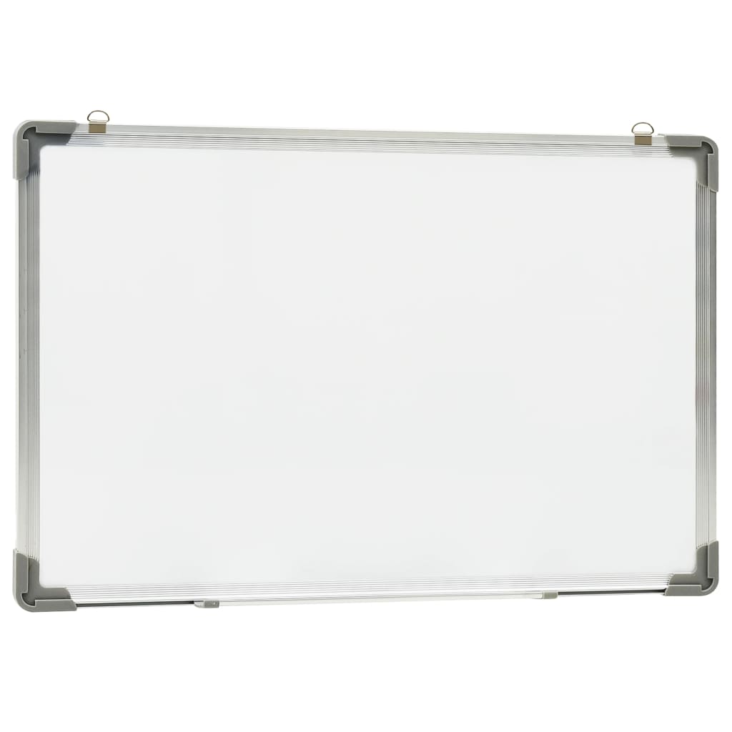 Pizarra magnética de borrado en seco acero blanco 50x35 cm
