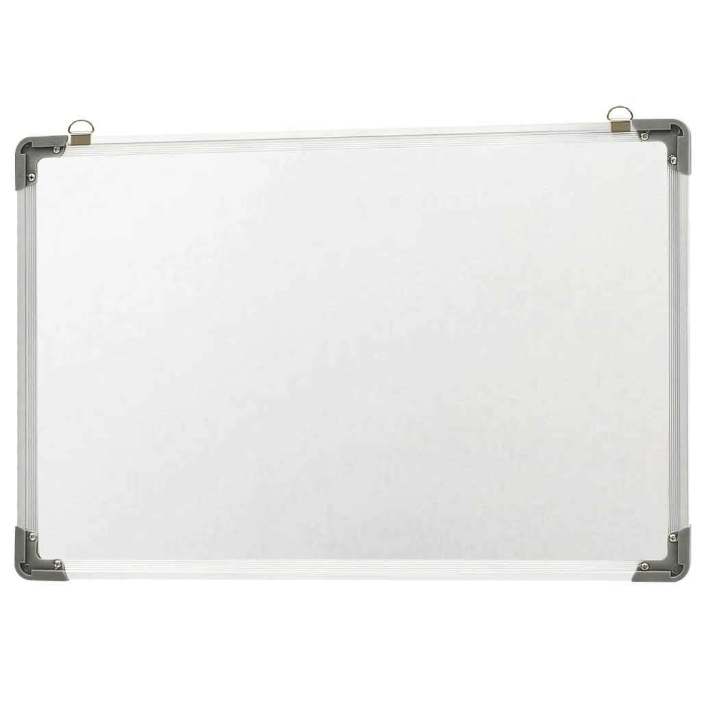 Pizarra magnética de borrado en seco acero blanco 50x35 cm