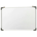 Pizarra magnética de borrado en seco acero blanco 50x35 cm
