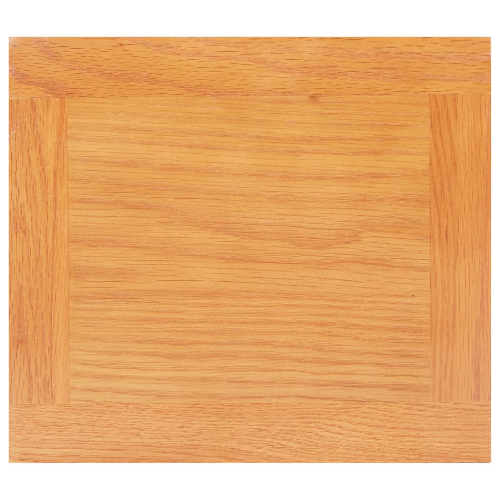 Mesa auxiliar de madera maciza de roble 27x24x55 cm