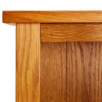 vidaX Estantería madera maciza de roble 45x22,5x82 cm