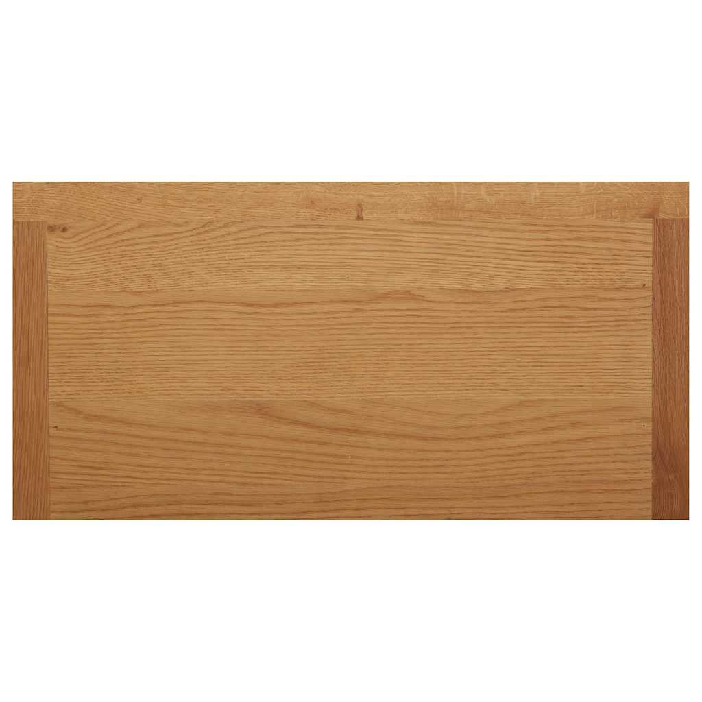 Aparador de madera maciza de roble 70x35x75 cm