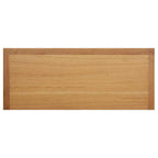Zapatero de madera maciza de roble 90x37x45 cm