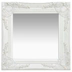 Espejo de pared estilo barroco 100x50 cm negro
