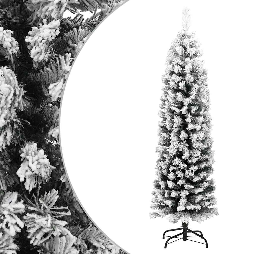Árbol de Navidad artificial con ramas gruesas PVC blanco 120 cm