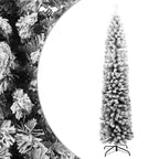 Árbol de Navidad artificial con ramas gruesas PVC blanco 120 cm