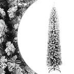 Árbol de Navidad artificial con ramas gruesas PVC blanco 120 cm