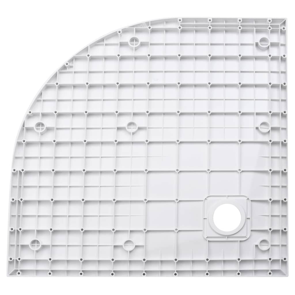 Plato de ducha SMC blanco 90x90 cm