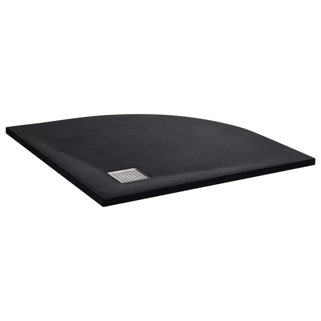 Plato de ducha SMC blanco 90x90 cm