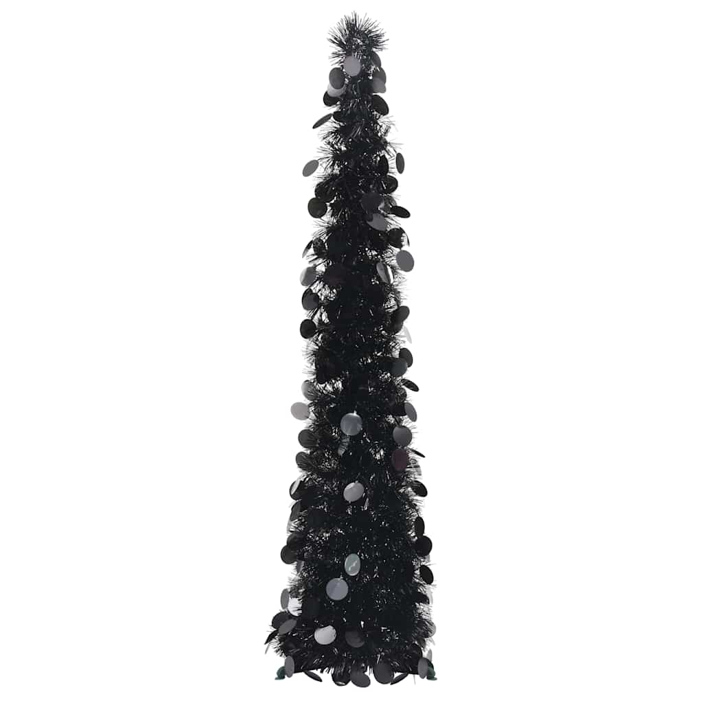 Árbol de Navidad artificial emergente PET dorado 120 cm