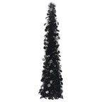 Árbol de Navidad artificial emergente PET dorado 120 cm