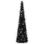 Árbol de Navidad artificial emergente PET dorado 120 cm
