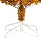 Árbol de Navidad artificial con soporte PET dorado 180 cm