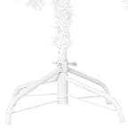 Árbol artificial de Navidad con hojas realistas blanco 120 cm