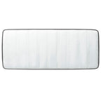 Cama box spring tecido cinzento escuro 100x200 cm