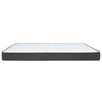 Cama box spring tecido cinzento escuro 100x200 cm
