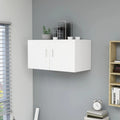 Armario de pared madera contrachapada blanco 80x39x40 cm