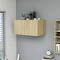 Armario de pared madera contrachapada blanco 80x39x40 cm