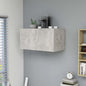 Armario de pared madera contrachapada blanco 80x39x40 cm