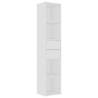 Estantería librería madera contrachapada blanco 36x30x171 cm