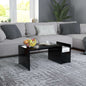 Mesa de centro contraplacado branco 90x45x35 cm