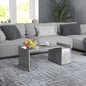 Mesa de centro contraplacado branco 90x45x35 cm