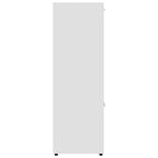 Estantería librería madera contrachapada blanco 90x30x90 cm
