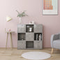 Estantería librería madera contrachapada blanco 90x30x90 cm
