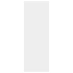 Estantería de pared madera contrachapada blanco 45,1x16x45,1 cm
