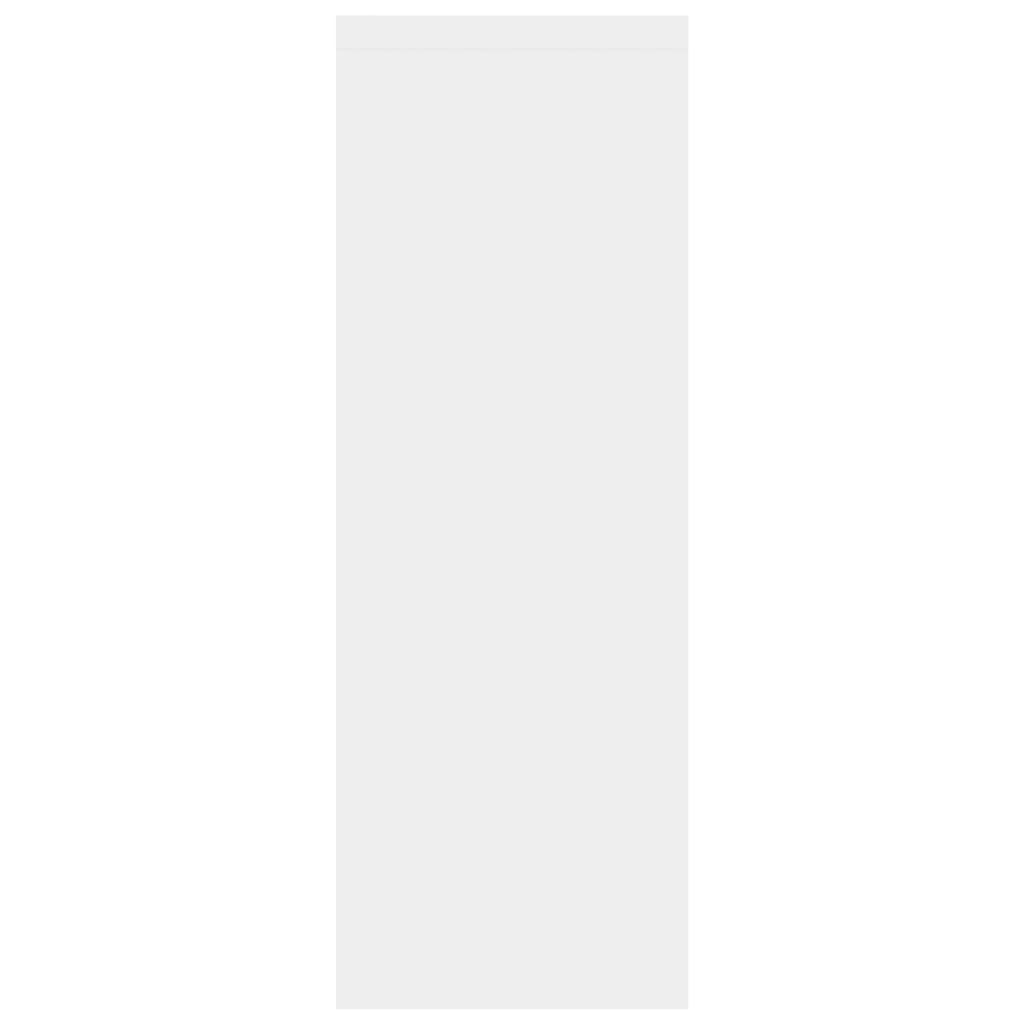 Estantería de pared madera contrachapada blanco 45,1x16x45,1 cm