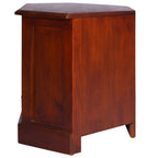 Mueble de TV de esquina madera maciza de caoba marrón clásico