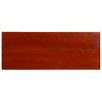 Mesa consola clásica de madera maciza caoba marrón 90x30x75cm
