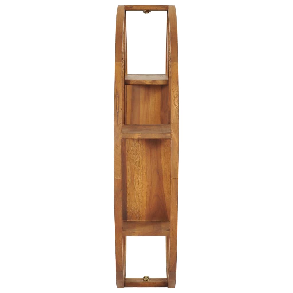 Estantería de Yin Yang madera maciza de teca 100x20x100 cm