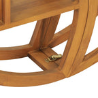 Estantería de Yin Yang madera maciza de teca 100x20x100 cm