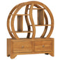 Armario con estante Yin Yang madera maciza de teca 68x26x83 cm