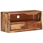 Mueble para TV de madera maciza 88x30x40 cm