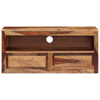 Mueble para TV de madera maciza 88x30x40 cm