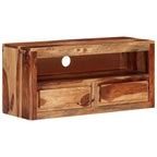 Mueble para TV de madera maciza 88x30x40 cm