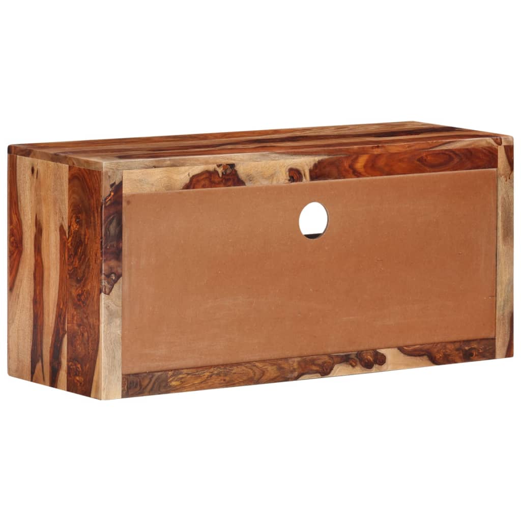 Mueble para TV de madera maciza 88x30x40 cm