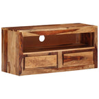 Mueble para TV de madera maciza 88x30x40 cm