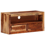 Mueble para TV de madera maciza 88x30x40 cm